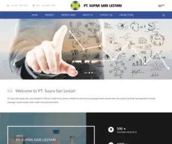 Suprasari.com(OEM & Private Label Powder Drink) Screenshot