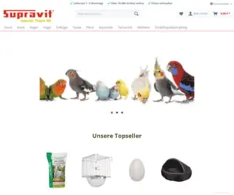 Supravit.de(Tierfutter & Tierbedarf günstig online kaufen) Screenshot