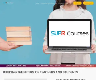 Suprcourses.com(Learning Hub) Screenshot