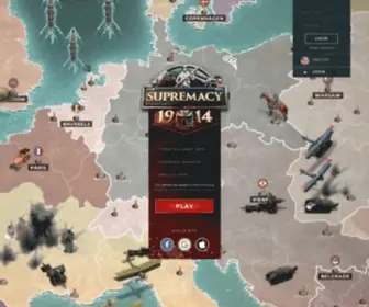 Supremacy1914.gr(The world war i real) Screenshot