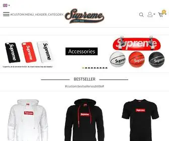 Supreme-Streetwear.com(Supreme Streetwear) Screenshot