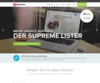 Supreme.de(Erfolgreich auf eBay verkaufen) Screenshot