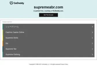 Supremeabr.com(Supremeabr) Screenshot