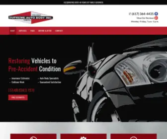 Supremeautobodyinc.com(Supreme Auto Body Inc) Screenshot