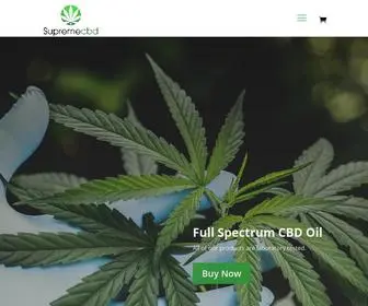 Supremecbd.uk(SupremeCBD) Screenshot