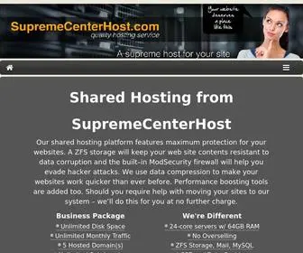 Supremecenterhost.com(Supreme) Screenshot
