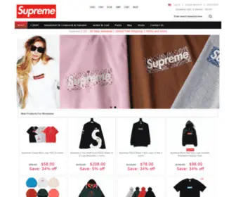 Supremeclothingoutlet.com(Official Streetwear Outlet) Screenshot