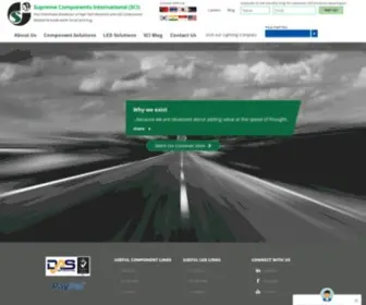 Supremecomponents.com(Supreme Components International Supreme Components) Screenshot