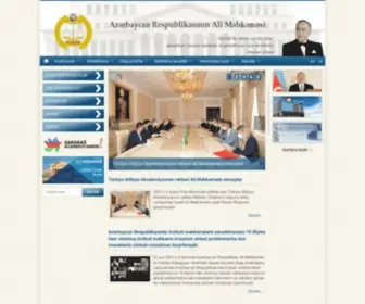 Supremecourt.gov.az(Azərbaycan) Screenshot