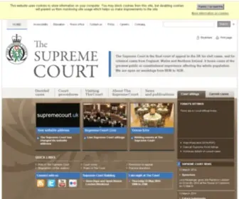 Supremecourt.gov.uk(The Supreme Court) Screenshot