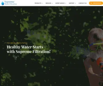 Supremefiltration.com(Supreme Filtration) Screenshot