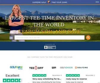 Supremegolf.com(Supreme Golf) Screenshot