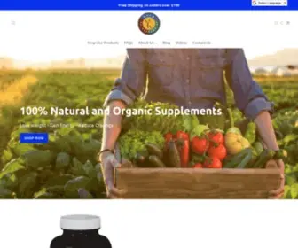 Supremegreens.com(100% Natural & Organic Supplements) Screenshot