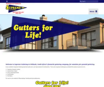 Supremegutters.co.za(Supreme Gutters) Screenshot