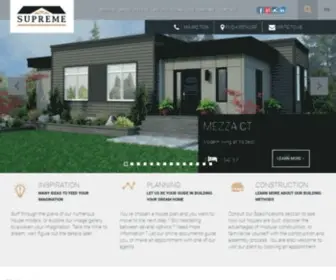 Supremehomes.ca( Supreme Homes) Screenshot