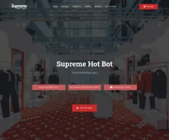 Supremehotbot.com Screenshot