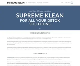 Supremeklean.com(How to Pass a Drug Test) Screenshot