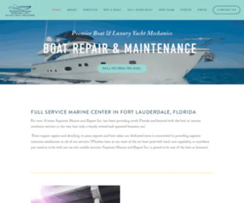 Suprememarine.com(Supreme Marine & Export) Screenshot