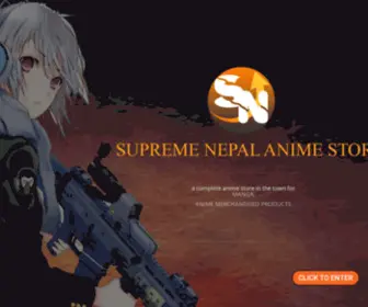 Supremenepal.com(Supreme Nepal Anime Store) Screenshot