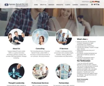 Supremenetsoft.com(Supreme Netsoft Private Limited (SNPL)) Screenshot