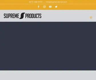 Supremeprod.com(Inc) Screenshot