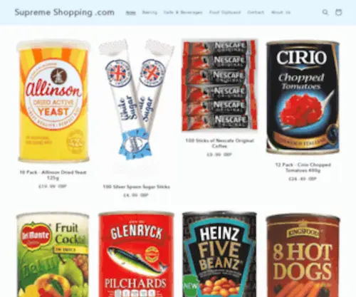 Supremeshopping.com(Supreme Shopping) Screenshot