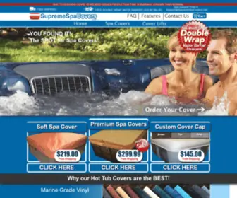 Supremespacovers.com(Best Hot Tub Covers in USA) Screenshot