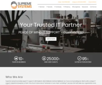 Supremesystems.co.uk(IT Support) Screenshot