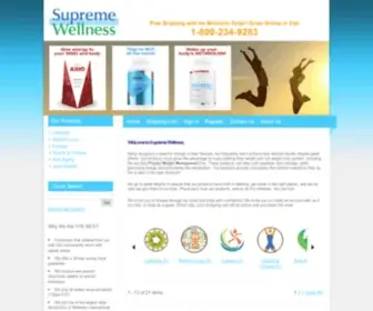 Supremewellness.net(Supreme Wellness) Screenshot