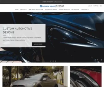 Supremewrapsfl.com(Custom Car Wraps) Screenshot