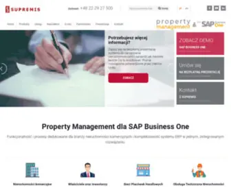 Supremis.eu(Property Management dla SAP Business One) Screenshot