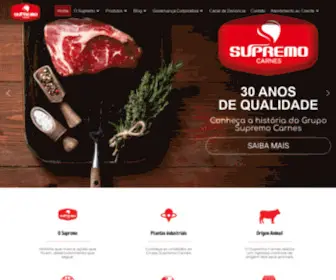 Supremocarnes.com.br(Supremo) Screenshot