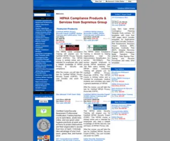 Supremusstore.com(HIPAA Security procedure Policy Compliance Templates) Screenshot