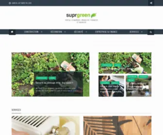 Suprgreen.com(L'univers de la maison en ligne) Screenshot