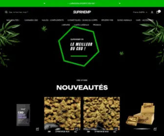 Suprhemp.fr(Les Meilleurs Marques de CBD) Screenshot