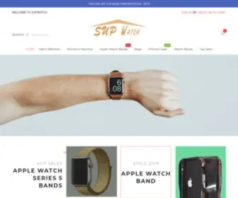 Supwatch.com(The Top Apple Watch Band and Leather Handbags) Screenshot