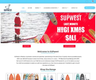 Supwest.com.au(Stand Up Paddleboards for Sale Perth) Screenshot