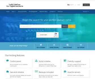 Sur-Digitalsolutions.com(الصفحة الرئيسية) Screenshot