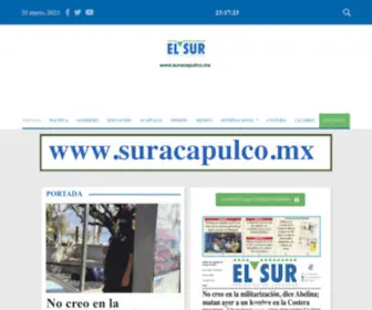 Suracapulco.mx(El Sur Acapulco suracapulco I Noticias Acapulco Guerrero) Screenshot