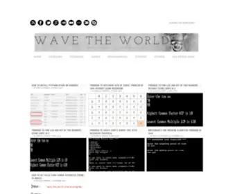 Suraj1693.blogspot.com(Wave the world) Screenshot