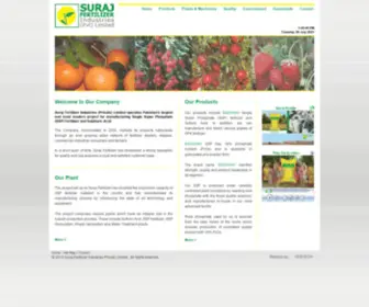 SurajFertilizer.com(Suraj Fertilizer Industries (Pvt) Ltd) Screenshot