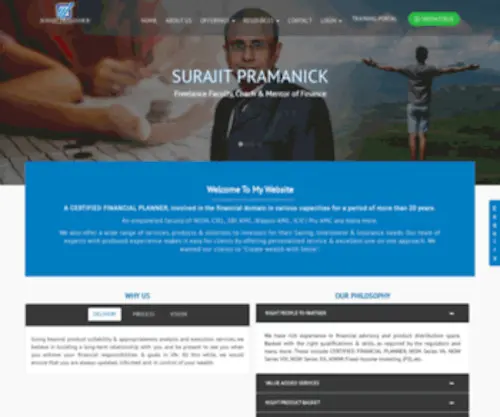 Surajitpramanick.com(Surajit Pramanick) Screenshot