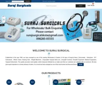 Surajsurgicals.com(Suraj Surgicals Kota) Screenshot