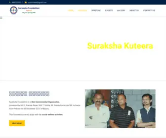 Surakshango.org(Non Governmental Organization) Screenshot