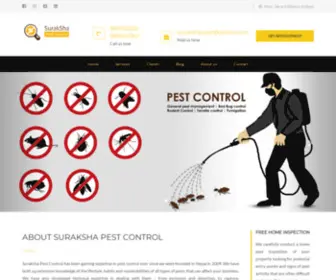 Surakshapestcontrol.com(Suraksha Pest Control) Screenshot