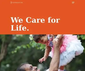 Surakshapharma.com(We Care for Life) Screenshot