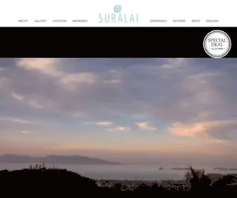Suralai.com(Koh Samui holiday villas in Bophut) Screenshot