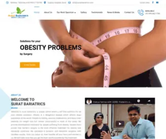 Suratbariatrics.com(Surat Bariatrics obesity care clinic) Screenshot