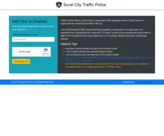 Suratcitypolice.org(EChallan System) Screenshot