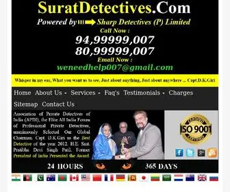 Suratdetectives.com(Surat Detectives) Screenshot